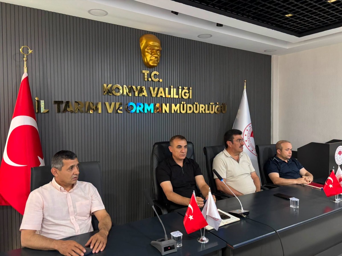 Konya Tarımında Gelecek Planlaması: İl ve İlçe Müdürleri Toplantıda Buluştu