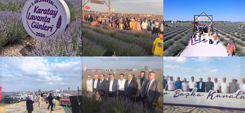 Karatay Lavanta Bahçesine İlk Gün Ziyaretçi Akını