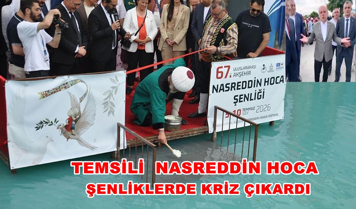 O Zihniyet Her Yerde Olduğu gibi Akşehir Nasreddin Hoca Şenliğinde de Kriz Çıkardı