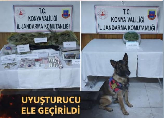 Konya'da Uyuşturucu Operasyonu
