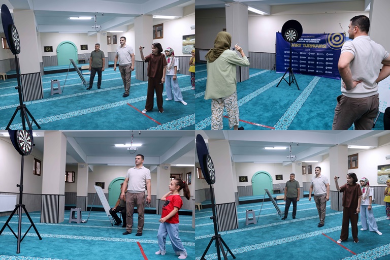 Camiler ve Kur'an Kursları Arası Dart Turnuvası Başladı