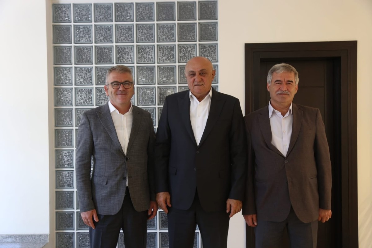 Başkan Ustaoğlu’ndan Pankobirlik Başkanı Erkoyuncu’ya Hayırlı Olsun Ziyareti