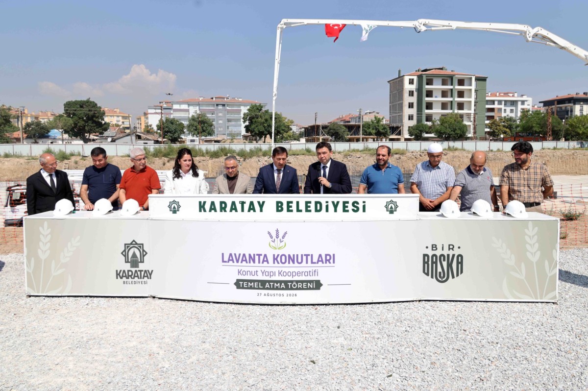 Karatay Lavanta Konutları’nda Temeller Atıldı