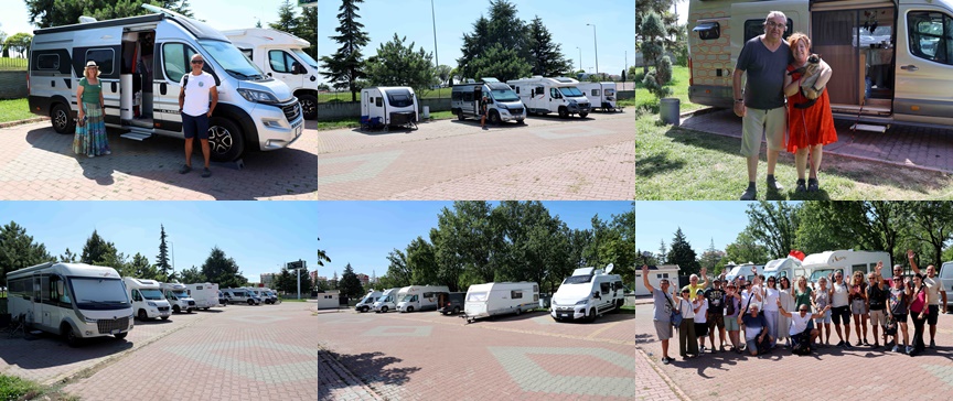 Karavan Tutkunları Karatay'da Konforlu Bir Mola Veriyor