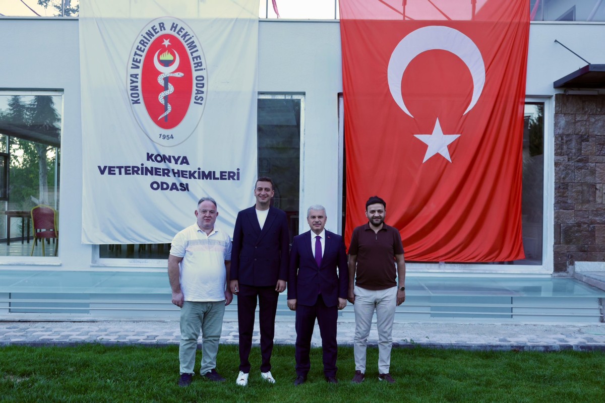 Vali İbrahim Akın’dan Konya Veteriner Hekimleri Odasına Ziyaret
