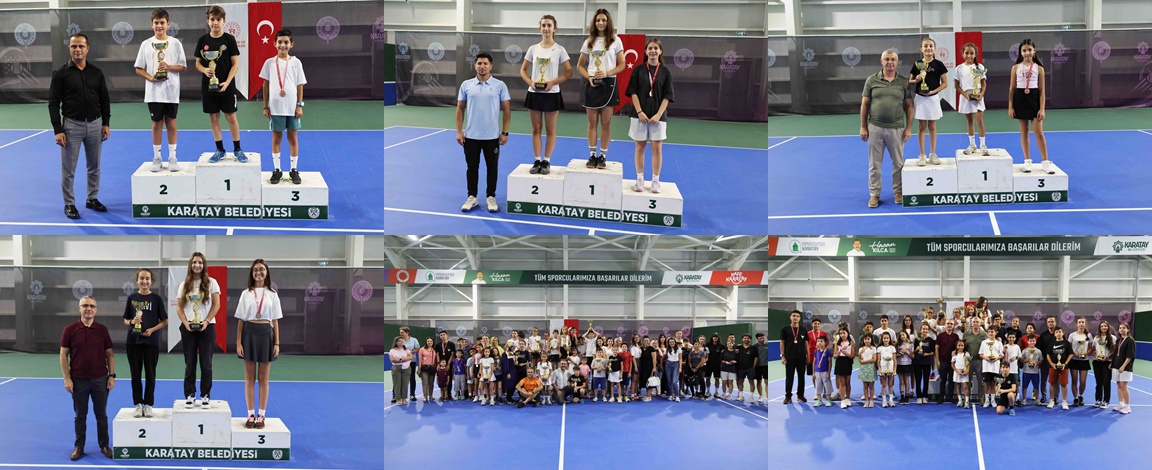Karatay’da Zafer Coşkusu Tenis Kortlarına Taşındı