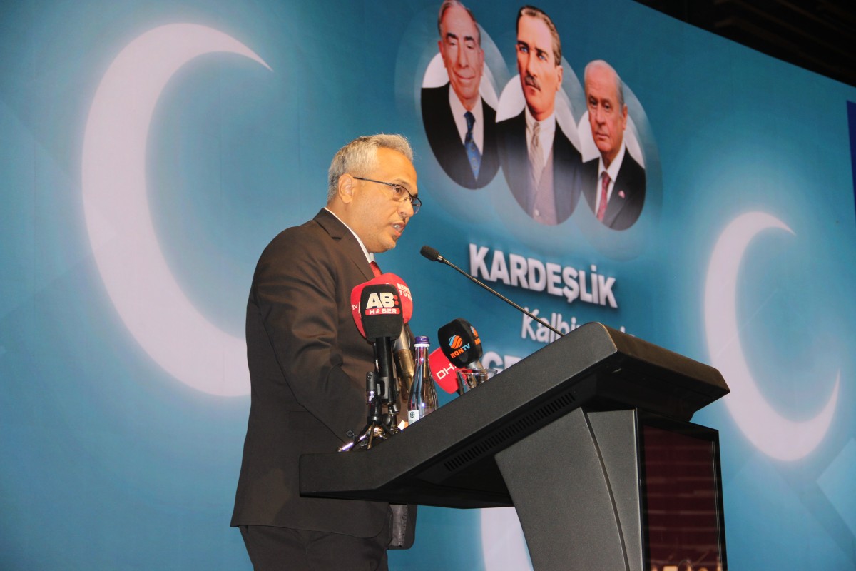 Konya'da Tek liste ileseçime giden Sedat Göncü MHP İlBaşkanı seçildi