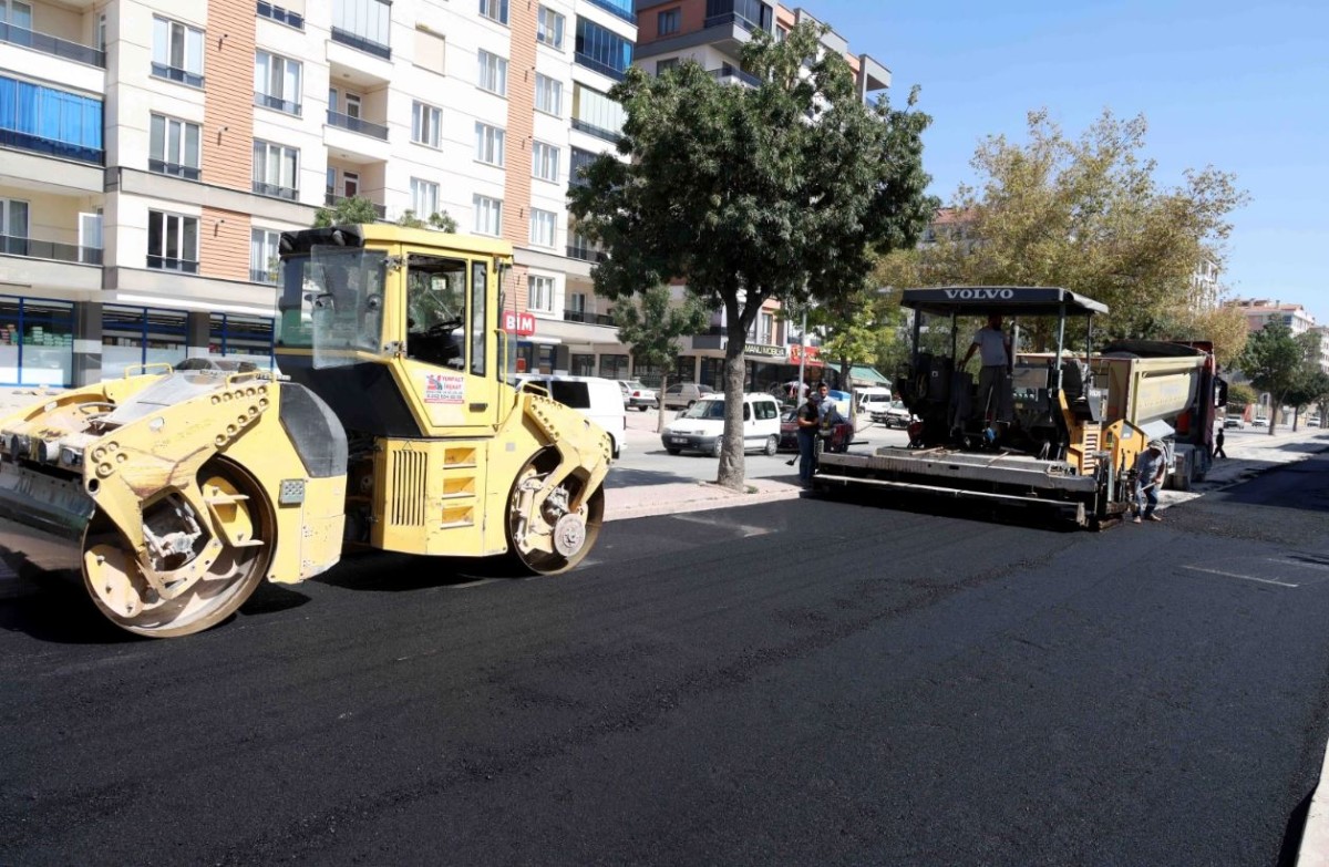 Konya Karatay’da ulaşım için bir etap daha yenileniyor