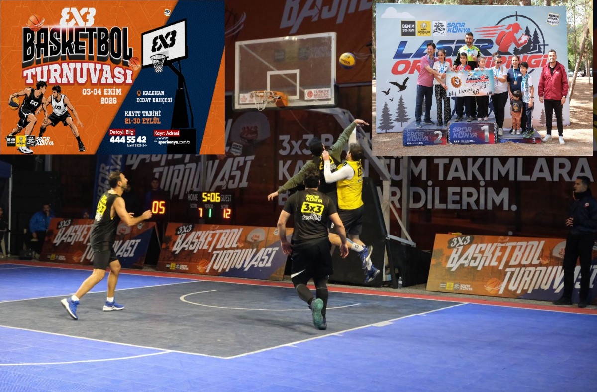 Konya’da 3X3 Basketbol Heyecanı Başlıyor