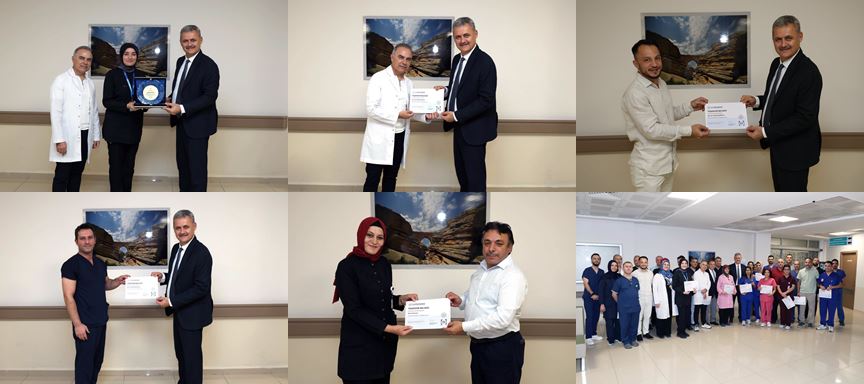 Konya'nın Sağlık Yükünü Taşıyan Ekibe Anlamlı Plaket