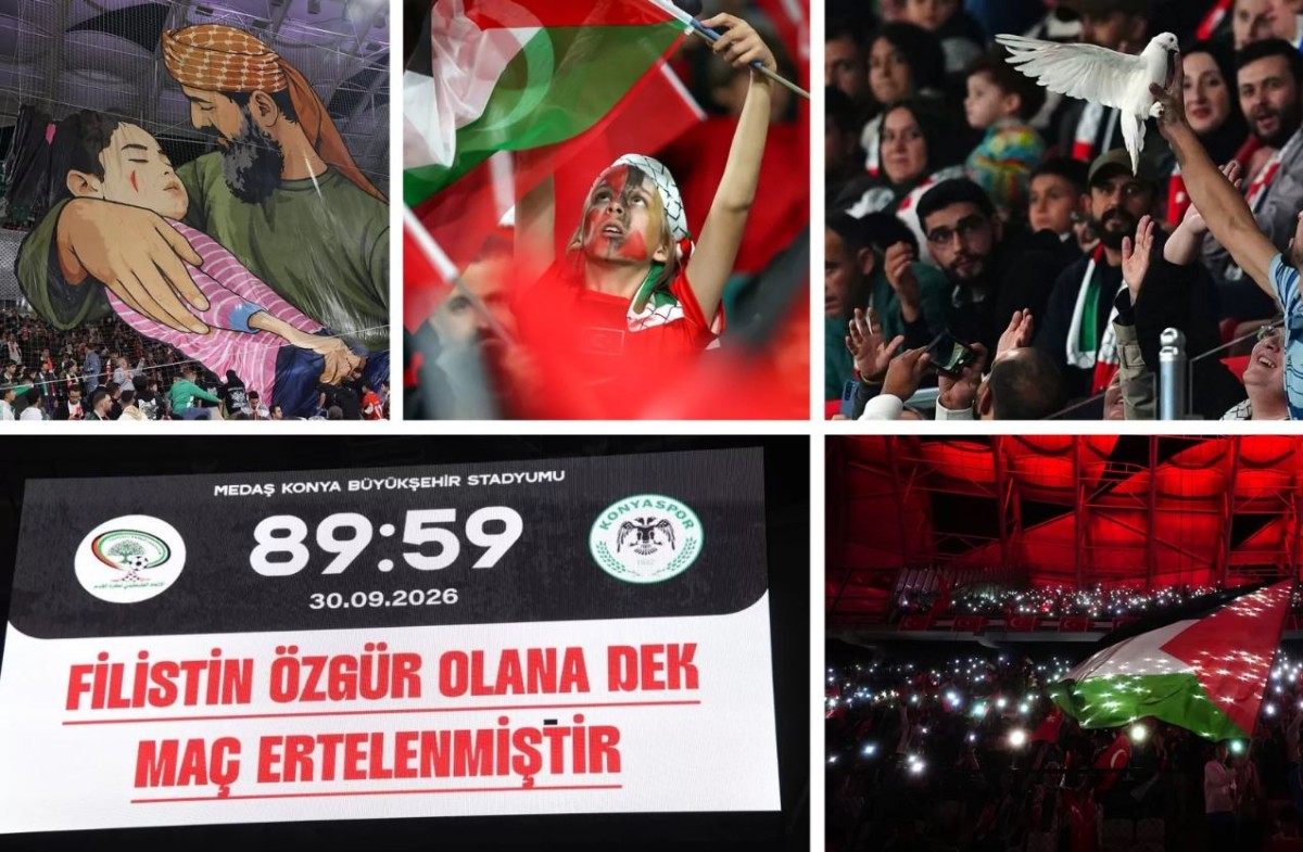 Cumhurbaşkanı Erdoğan’dan Filistin-Konyaspor maçına mesaj: Kardeşliği gözler önüne seren müstesna bir örnek