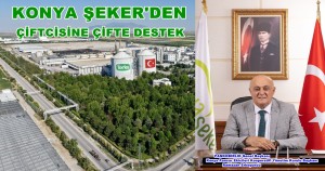 Konya Şeker'den Çiftçisine Çifte Destek 