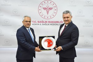 MHP Konya İl Başkanı Sedat Göncü’den İl Sağlık Müdürü Doç. Dr. Yusuf Yavuz’a Nezaket Ziyareti