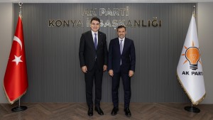 Milli Savunma Bakan Yardımcısı Musa Heybet’ten AK Parti Konya İl Başkanı Özgökçen’e Ziyaret